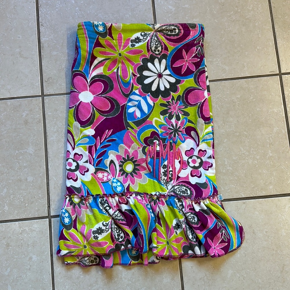 MMM monogram floral robe